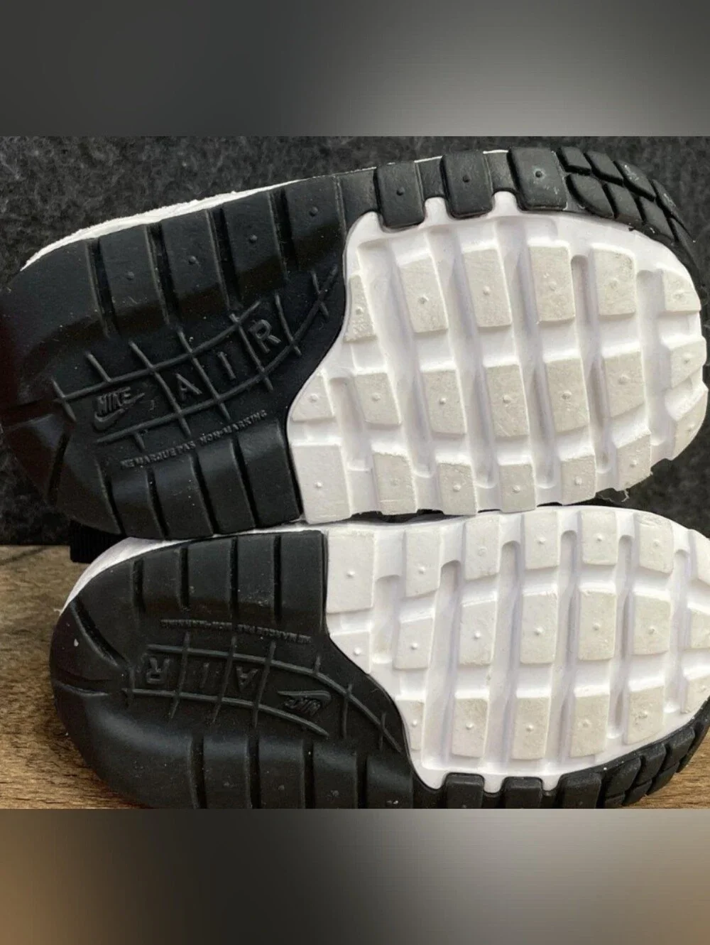 Nike Air Max 1 Easyon (TD) White Black Toddler Sneakers Size 4C NIB $65